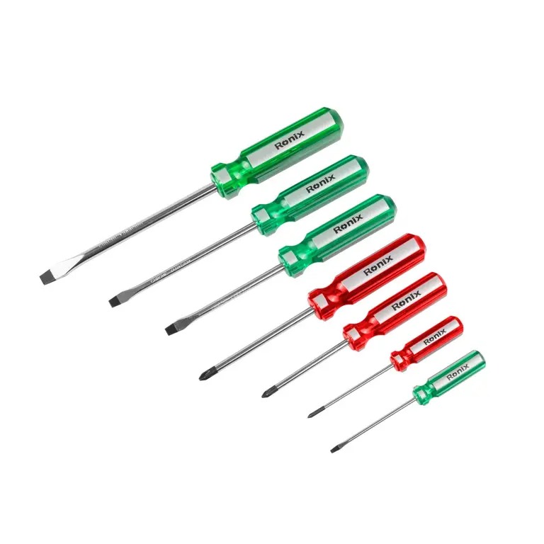 مجموعه 7 عددی پیچ گوشتی ساعتی رونیکس RH-2702