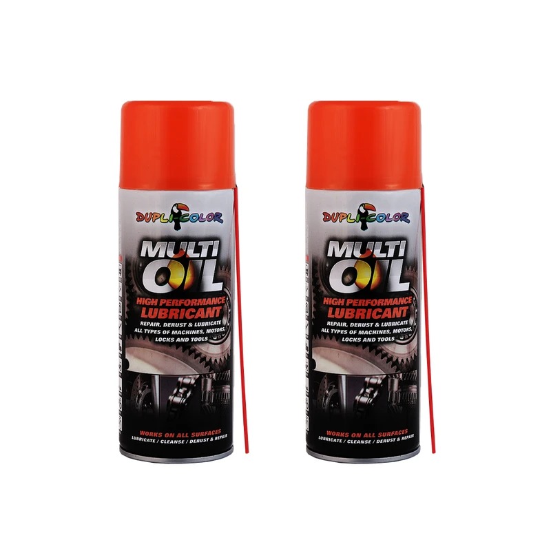 اسپری روان کننده دوپلی کالر مدل Multi Oil حجم 400 میلی لیتر مجموعه 2 عددی