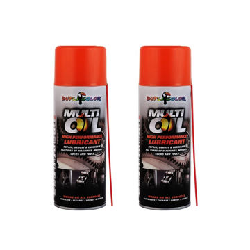 اسپری روان کننده دوپلی کالر مدل Multi Oil حجم 400 میلی لیتر مجموعه 2 عددی