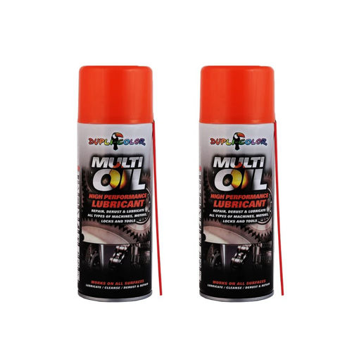 اسپری روان کننده دوپلی کالر مدل Multi Oil حجم 400 میلی لیتر مجموعه 2 عددی