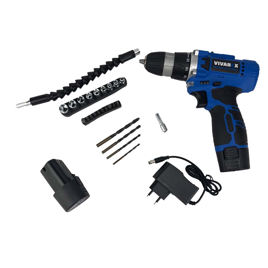 دریل شارژی دو باتری ویوارکس VR1210V-22A