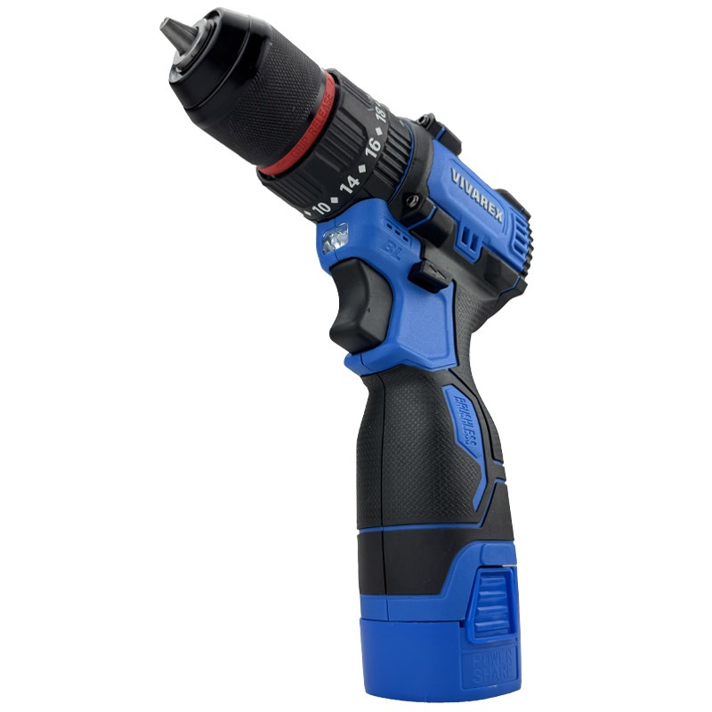 دریل چکشی دو باطری موتور براشلس ویوارکس VR1608-BLX