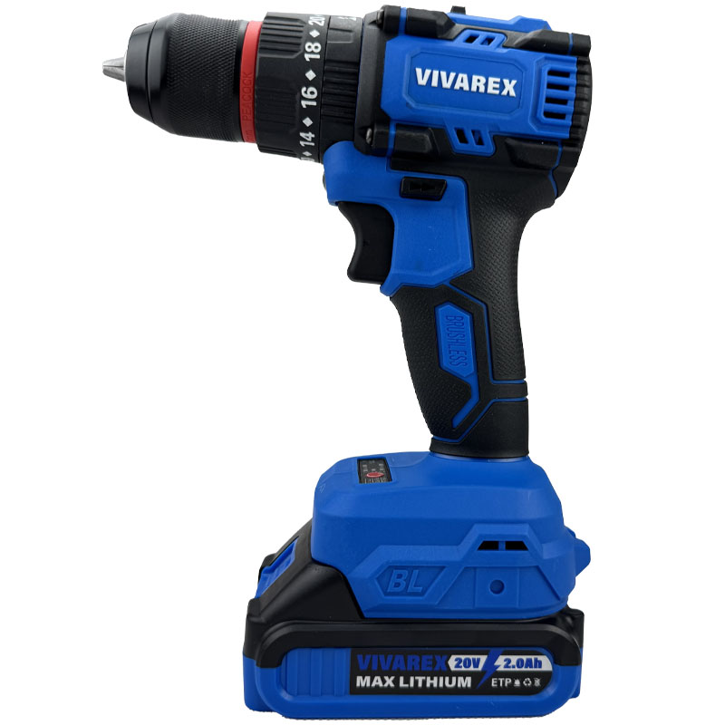 دریل شارژی 20 ولت براشلس ویوارکس VR2010-BLX