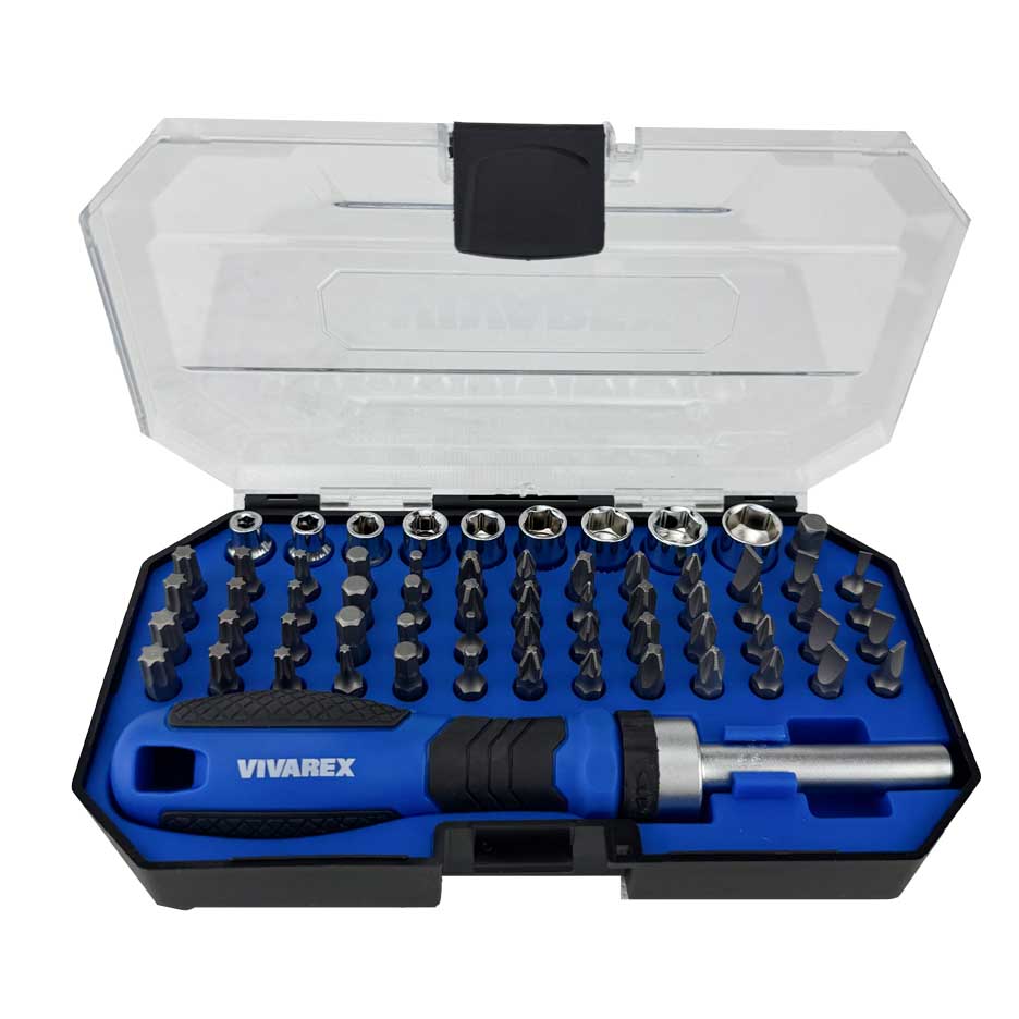 ست سری پیچ گوشتی و بکس 63 عددی ویوارکس VR6365-SD