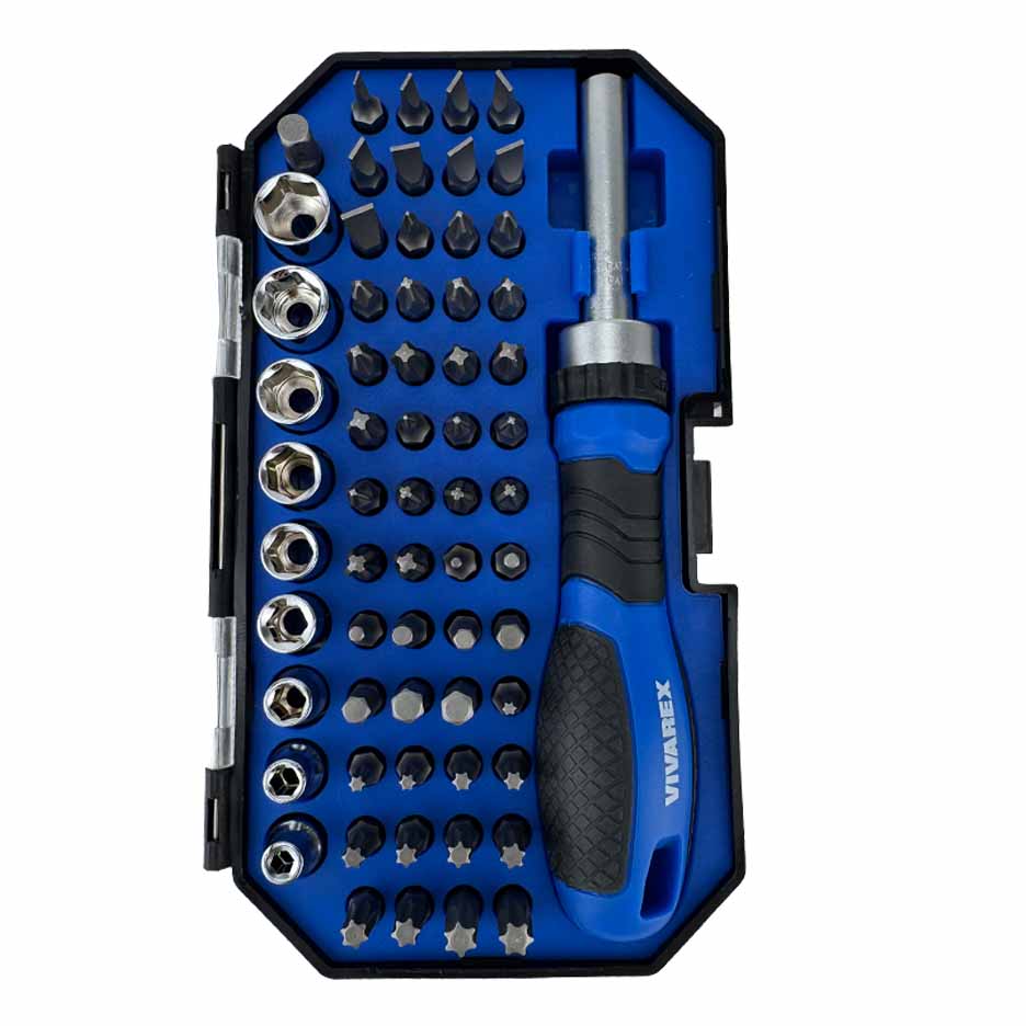 ست سری پیچ گوشتی و بکس 63 عددی ویوارکس VR6365-SD