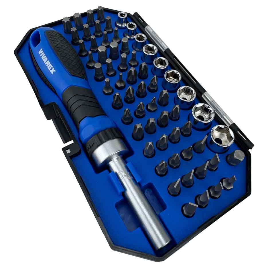 ست سری پیچ گوشتی و بکس 63 عددی ویوارکس VR6365-SD