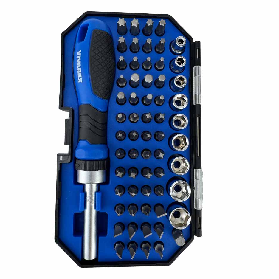 ست سری پیچ گوشتی و بکس 63 عددی ویوارکس VR6365-SD