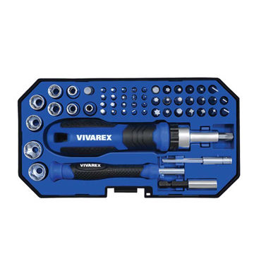 سری پیچ گوشتی و بکس 55 عددی ویوارکس VR5565-SD