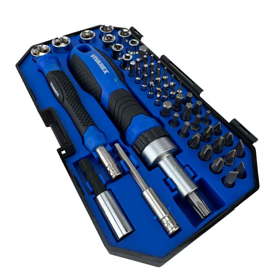 سری پیچ گوشتی و بکس 55 عددی ویوارکس VR5565-SD