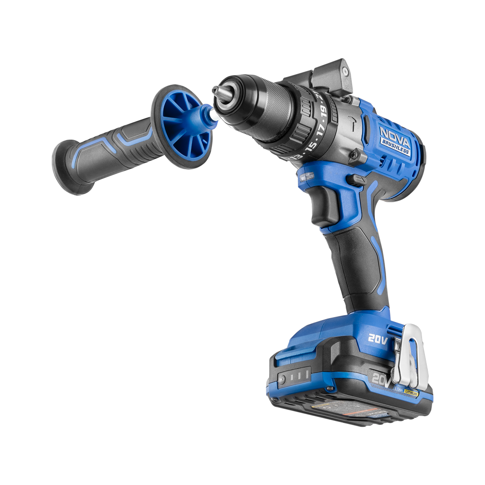 دریل شارژی 13 میلیمتری براشلس نووا 7727