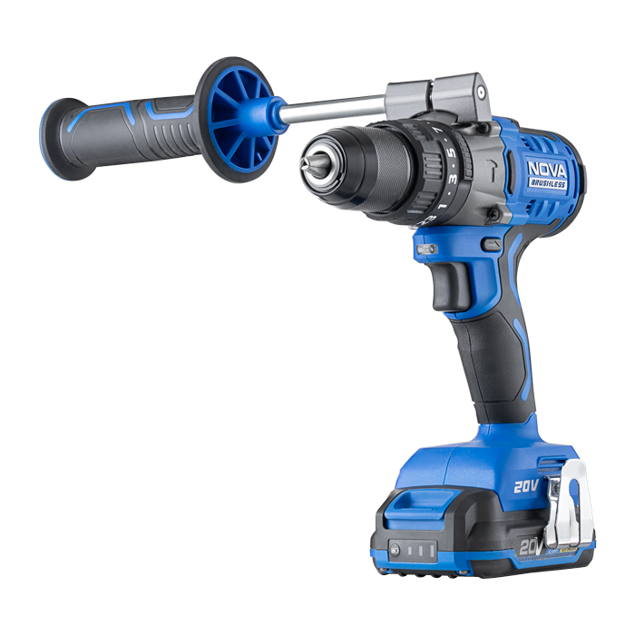 دریل شارژی 13 میلیمتری براشلس نووا 7727