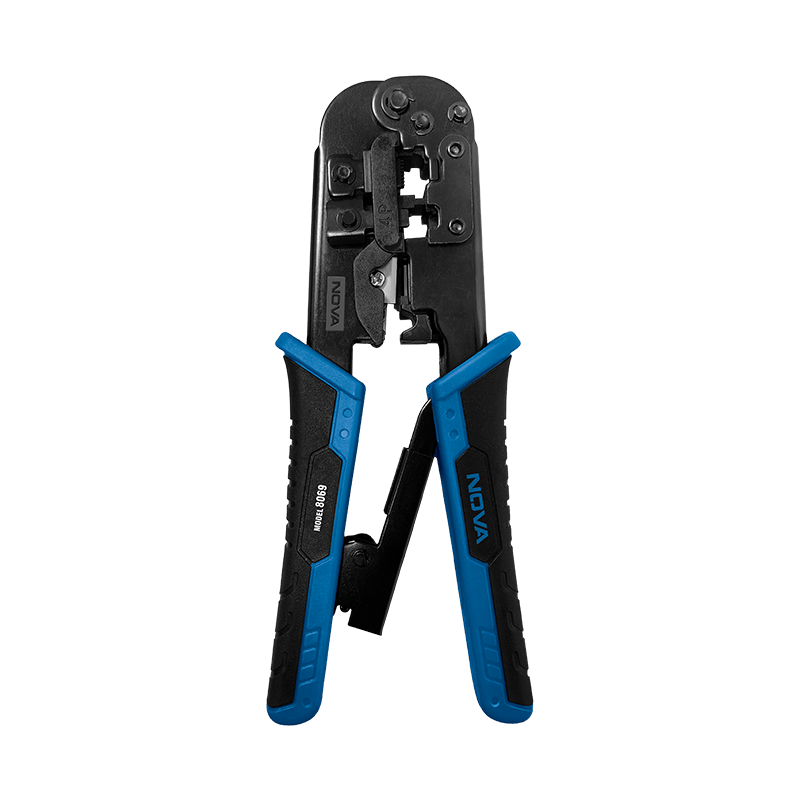 انبر سوکت زن تلفن و شبکه  دسته جغجغه ای نووا 8069