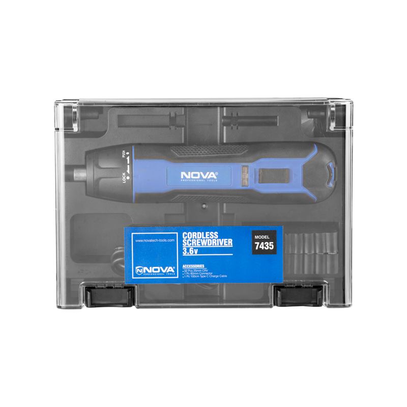 کیت پیچ گوشتی شارژی قلمی نووا 7435