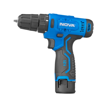 دریل پیچ گوشتی شارژی 10 میلیمتری (ضد آب) نووا 7715