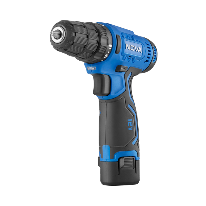 دریل پیچ گوشتی شارژی 10 میلیمتری (ضد آب) نووا 7715