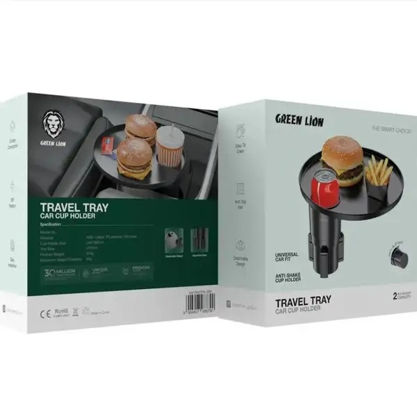 جا لیوانی خودرو گرین/ Travel Tray Car Cup Holder