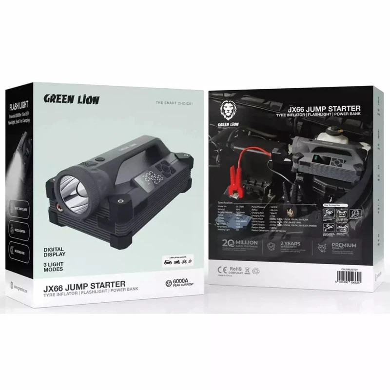 جامپ استارتر گرین لاین  / green lion jump starter 2400