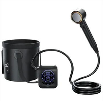 دوش کمپینگ گرین لاین با مخزن 20 لیتری و نمایشگر دیجیتال هوشمند / Green lion campi Shower  20L