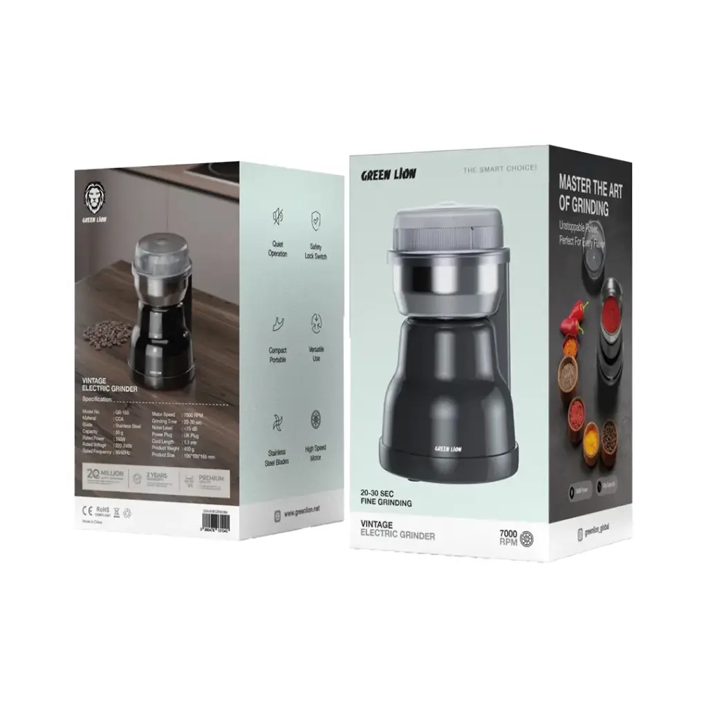 آسیاب برقی وینتیج گرین لاین /Green lion Vintage Electric Grinder
