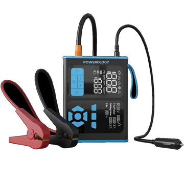 دیاگ و جامپ استارتر و کمپرسور چندکاره پاورولوژی / Powerology Jump Starter, Air Inflator & OBD II Car Fault Diagnosis Tool