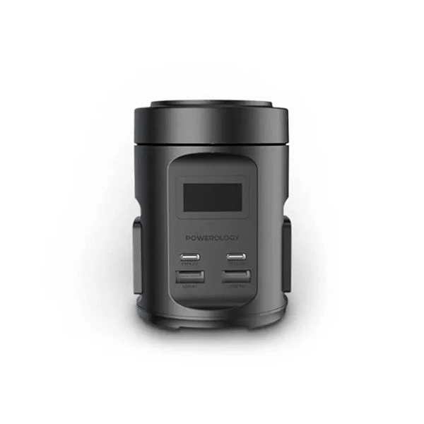 چند راهی برق و شارژر وایرلس مگ سیف پاورولوژی /  powerlogy hub 65 w