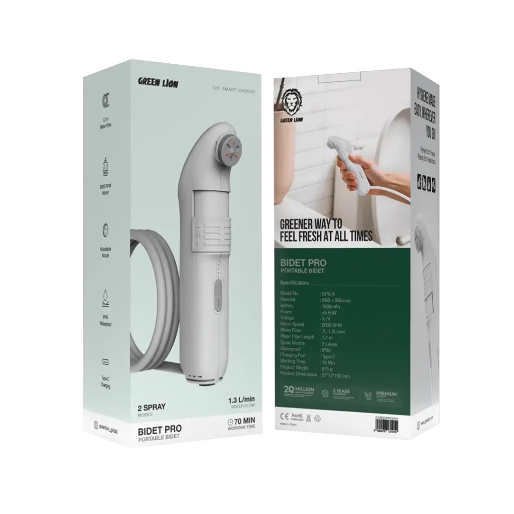 خودشور شلنگی سفری گرین لاین  Bidet Pro