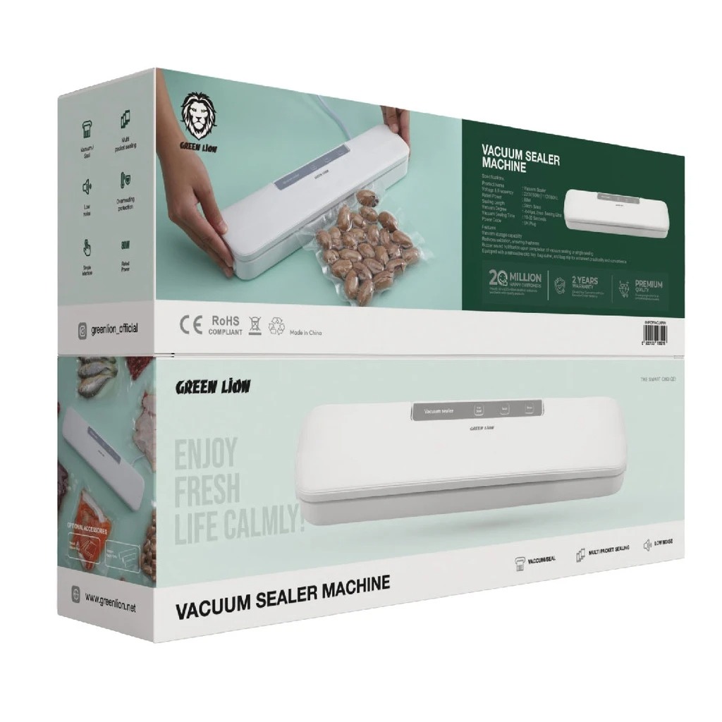 ‫دستگاه وکیوم مواد غذایی VACUUM SEALER‬ گرین لاین