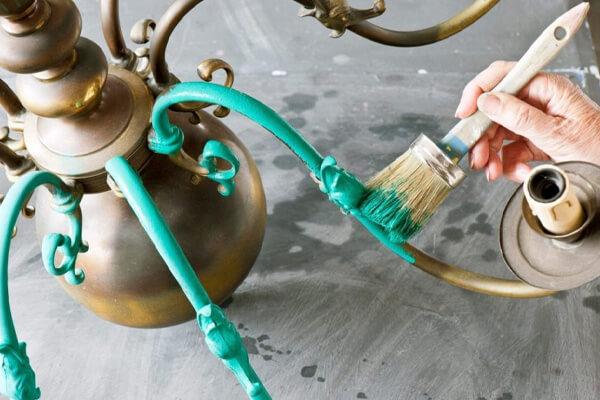 نکات مهم در هنگام رنگ آمیزی لوستر